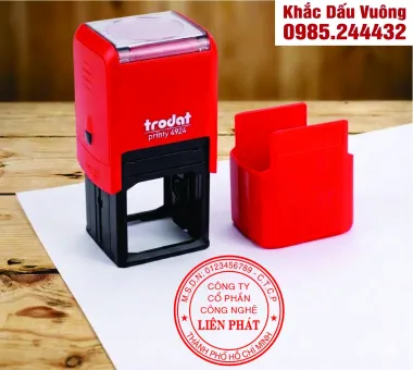 Khắc dấu tròn A6