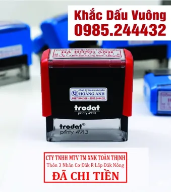 Khắc dấu vuông A1