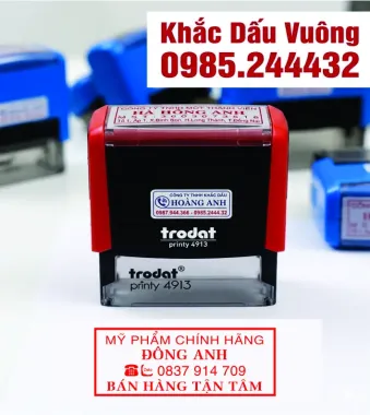 Khắc dấu oval A1