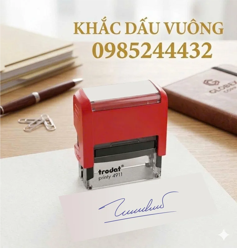 Khắc dấu chữ kí A11