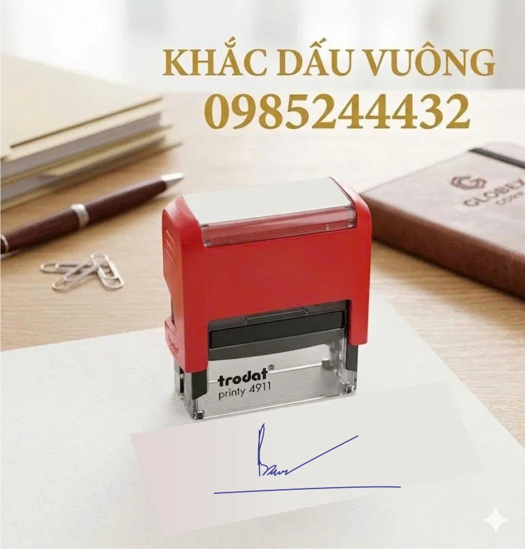 Khắc dấu chữ kí A5