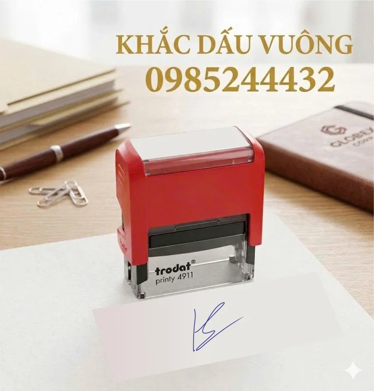 Khắc dấu chữ kí A7