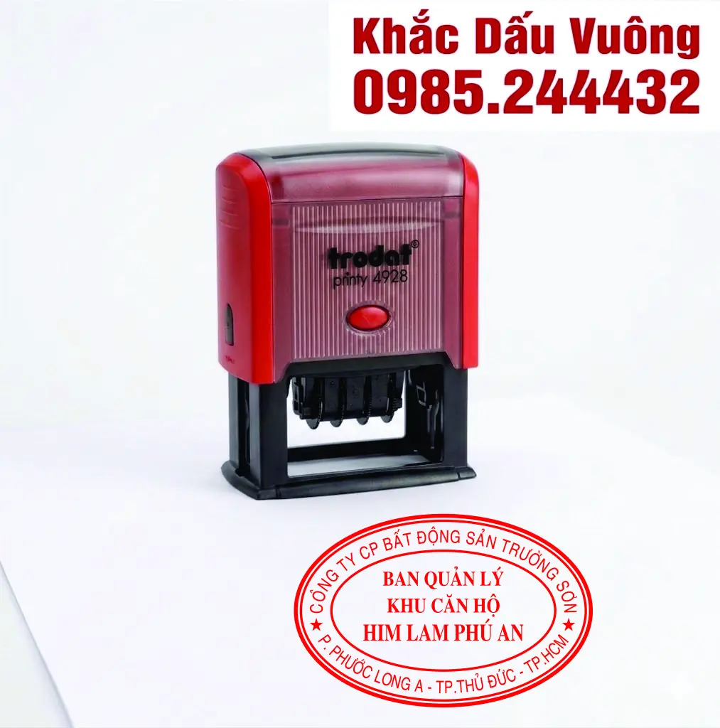 Khắc dấu oval A5