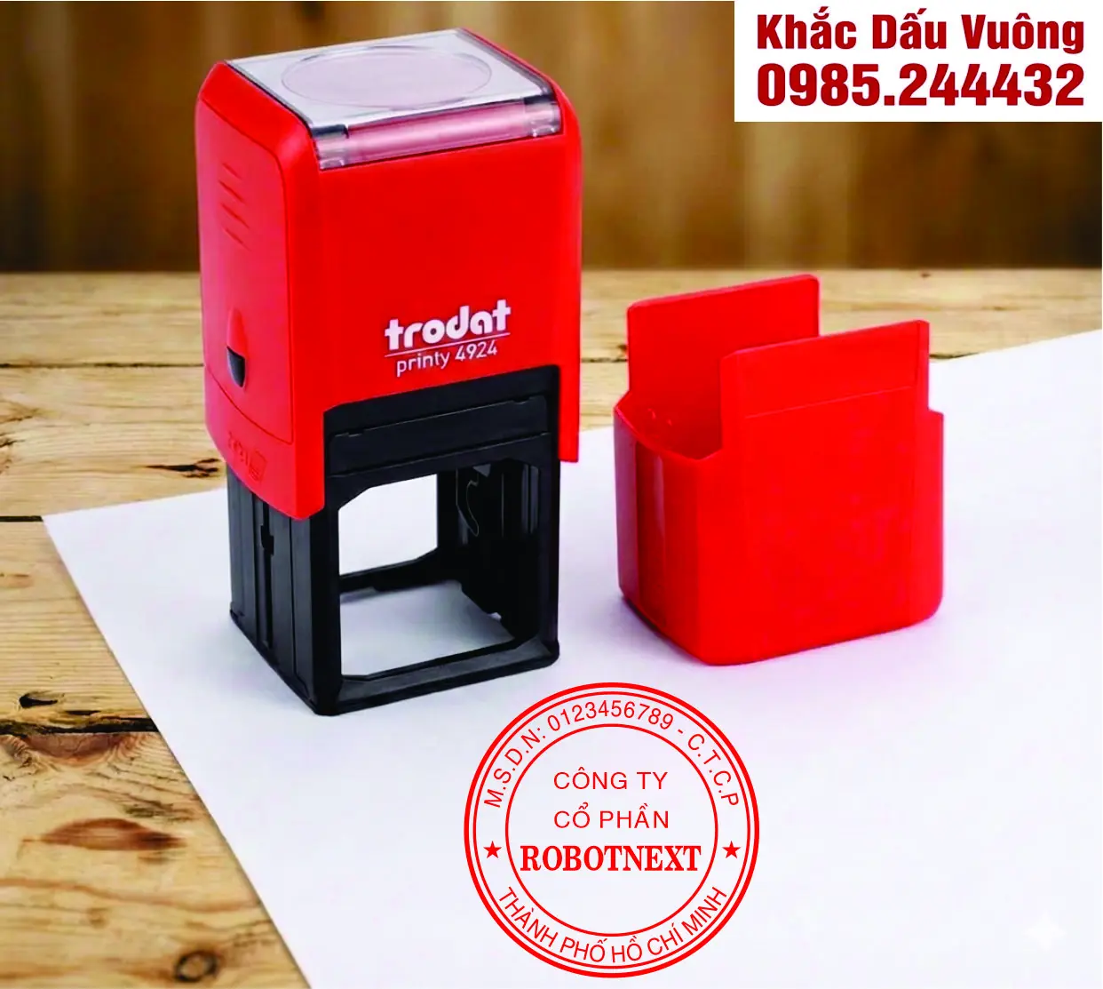 Khắc dấu tròn A8