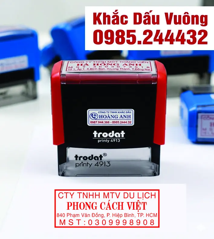 Khắc dấu vuông A6